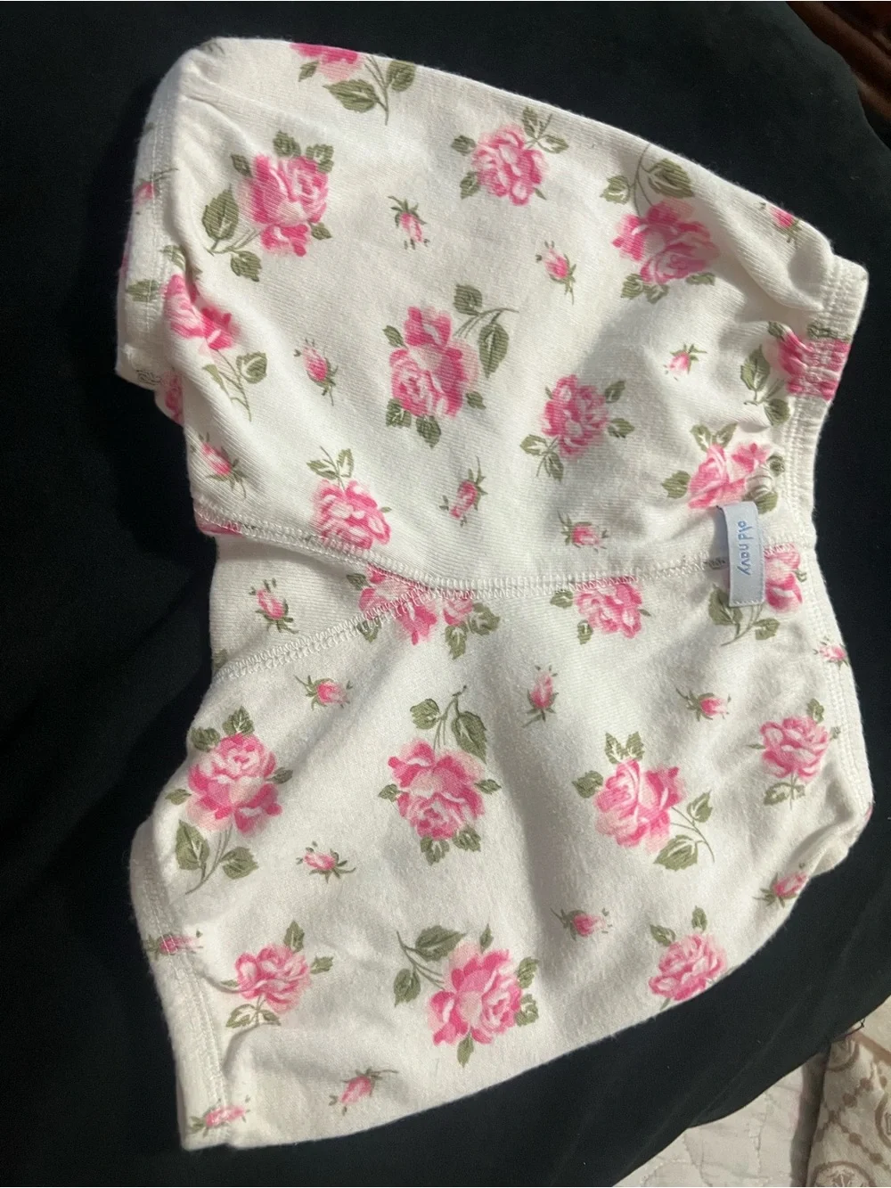 Vintage 2000 Old Navy Pink Rose Baby Bloomer Shorts